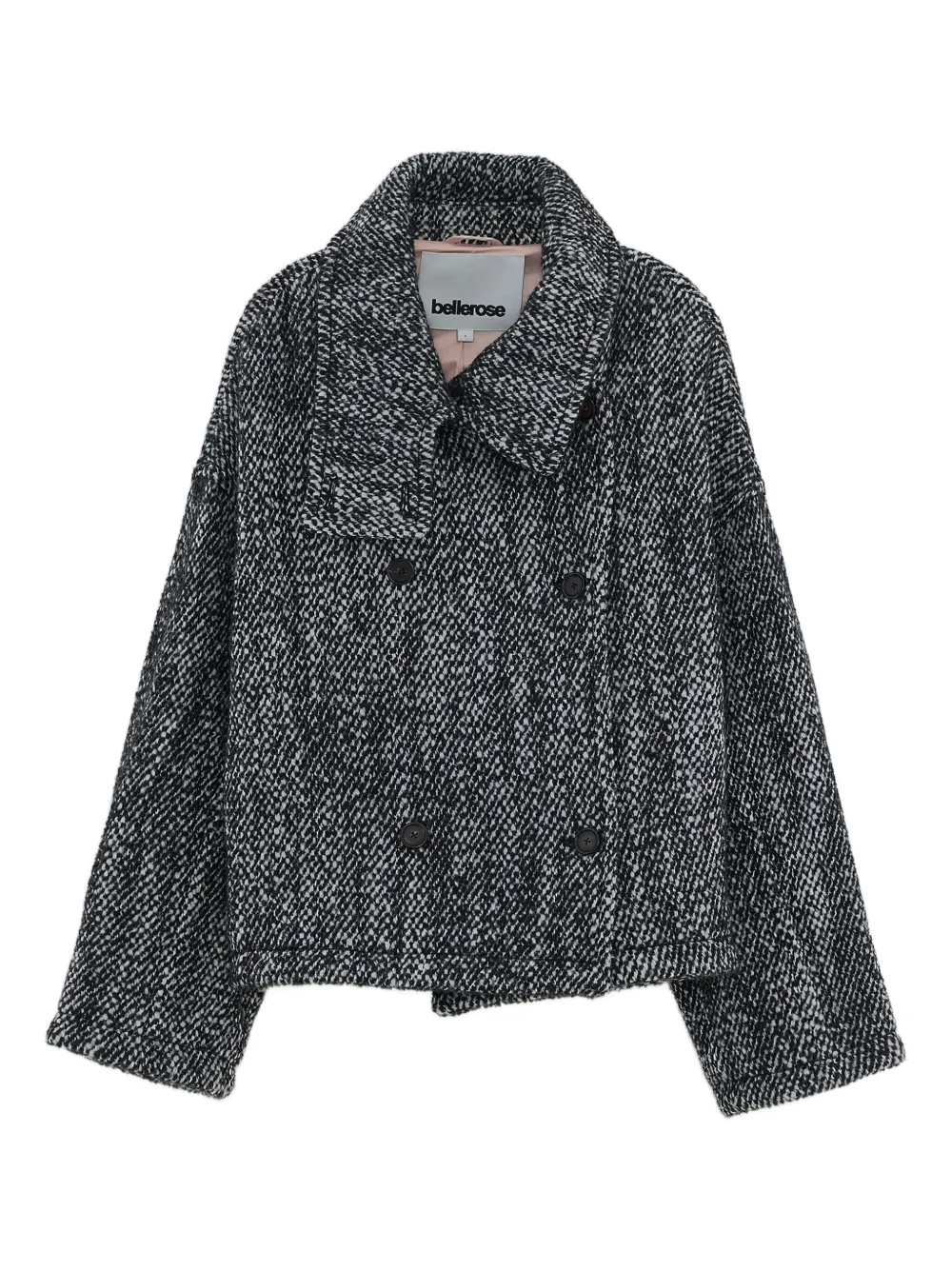 

Двубортный шерстяной блейзер Jasmin Bellerose, серый