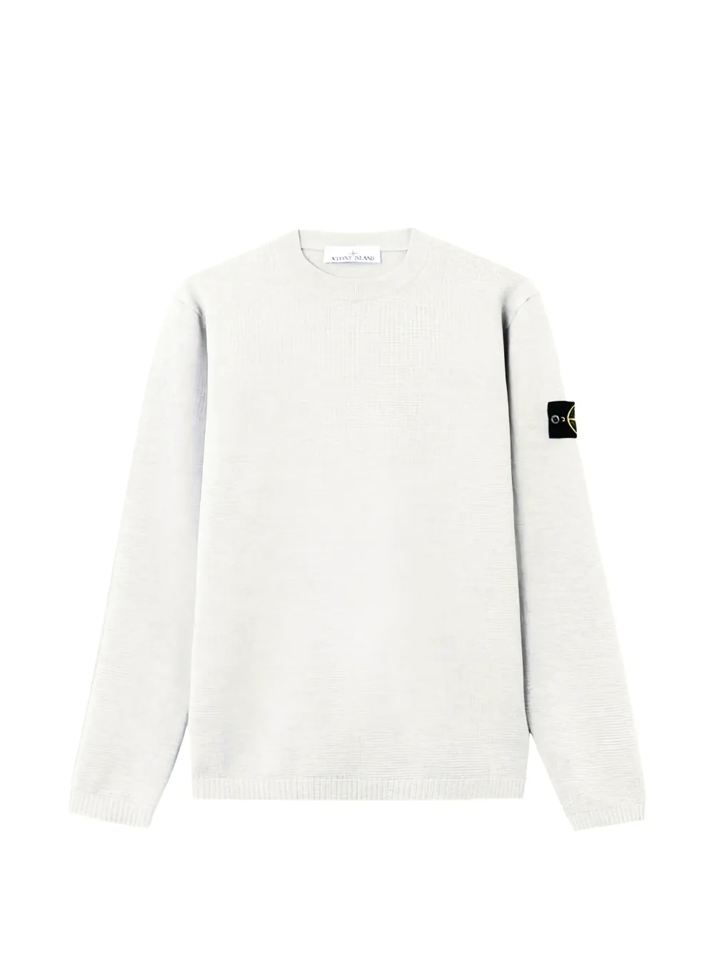 

Свитер с нашивкой-компасом Stone Island, белый