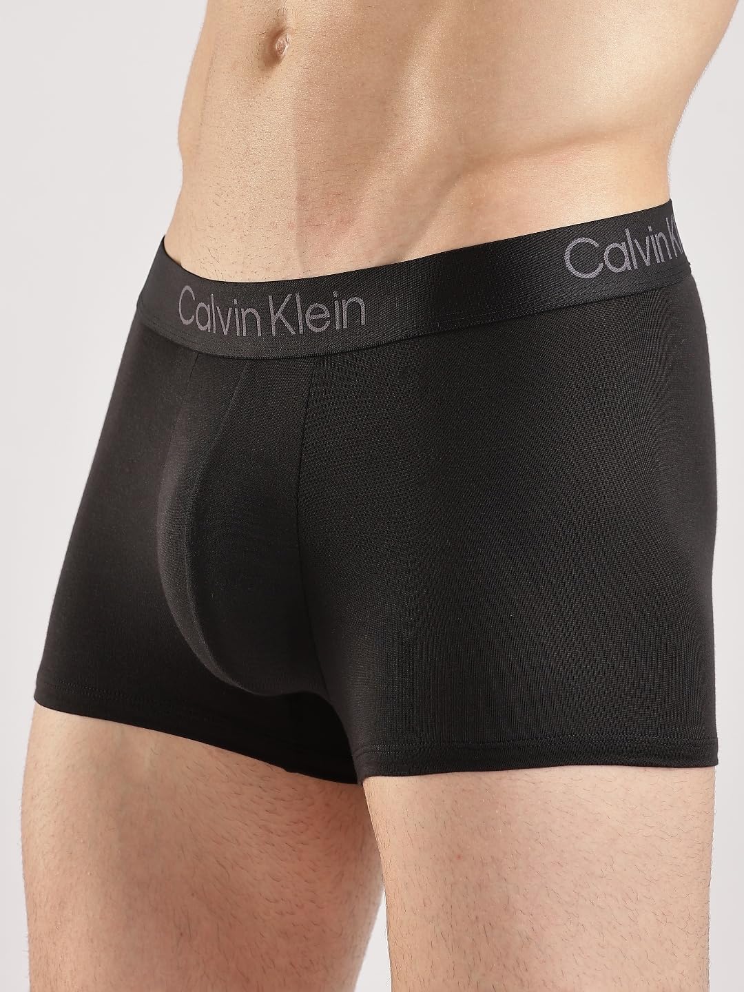 Calvin Klein мужские ультрамягкие современные модальные боксеры из трех пар, 3 Black — фото 3
