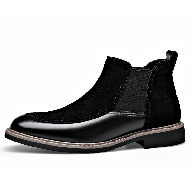 

Короткие мужские ботинки челси LUOMAIKE, Black