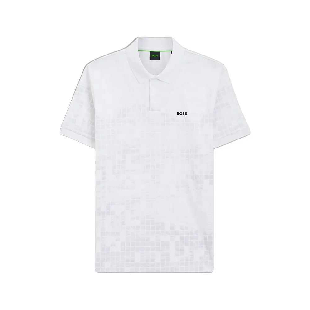 

Футболка-поло BOSS PL Clash PLKT 10274933 01, белый