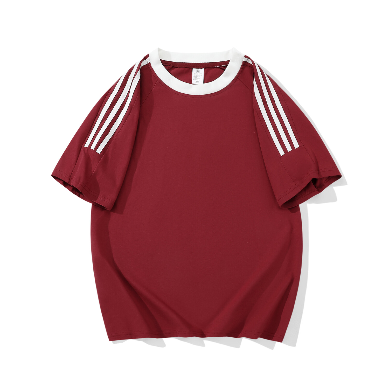

Warli футболка унисекс, Бургундия