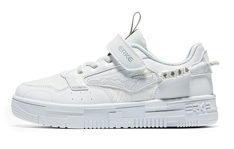

Детские кроссовки для скейтбординга Kids Low-top Positive White/Sharp Silver Erke Kids, белый
