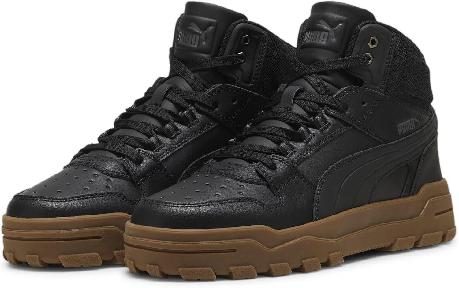 Кроссовки Puma Unisex Rebound Abrupt, Puma Black Shadow Gray Bronze — фото 4