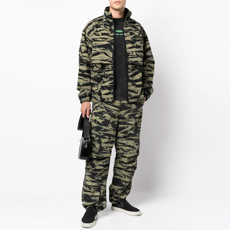 Вязаные спортивные штаны унисекс армейский зеленый Alexander Wang — фото 3