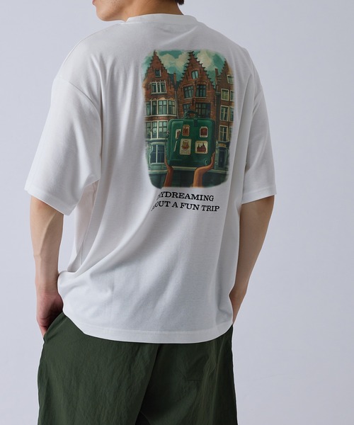 

Футболка с принтом LE CERCLE par rope', белая