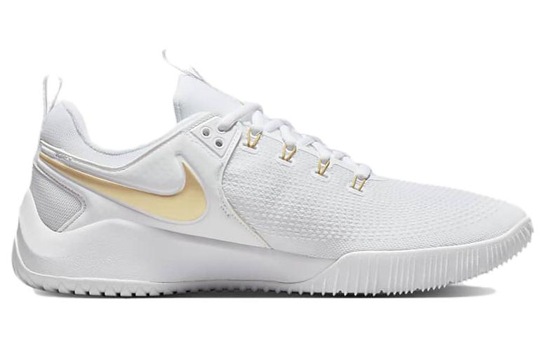 AIR ZOOM HYPERACE 2 устойчивые к истиранию дышащие низкие кроссовки для тренировок унисекс белый золотой Nike, белый золотой — фото 3