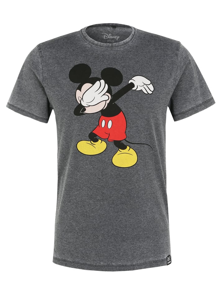 

Футболка Re:Covered T-Shirt Disney Mickey Mouse Dabbing, темно-серый