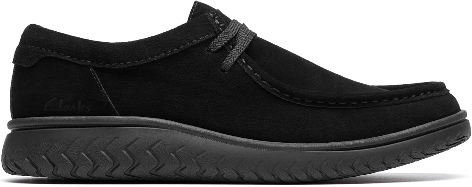 Мужские низкие кроссовки Clarks Premium Relaxlite, черные, SDE — фото 2