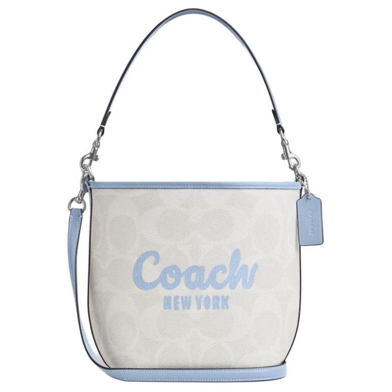 

COACH Сумка-ведро из лакированного полотна Сумка через плечо Сумка кроссбоди Женская сумка