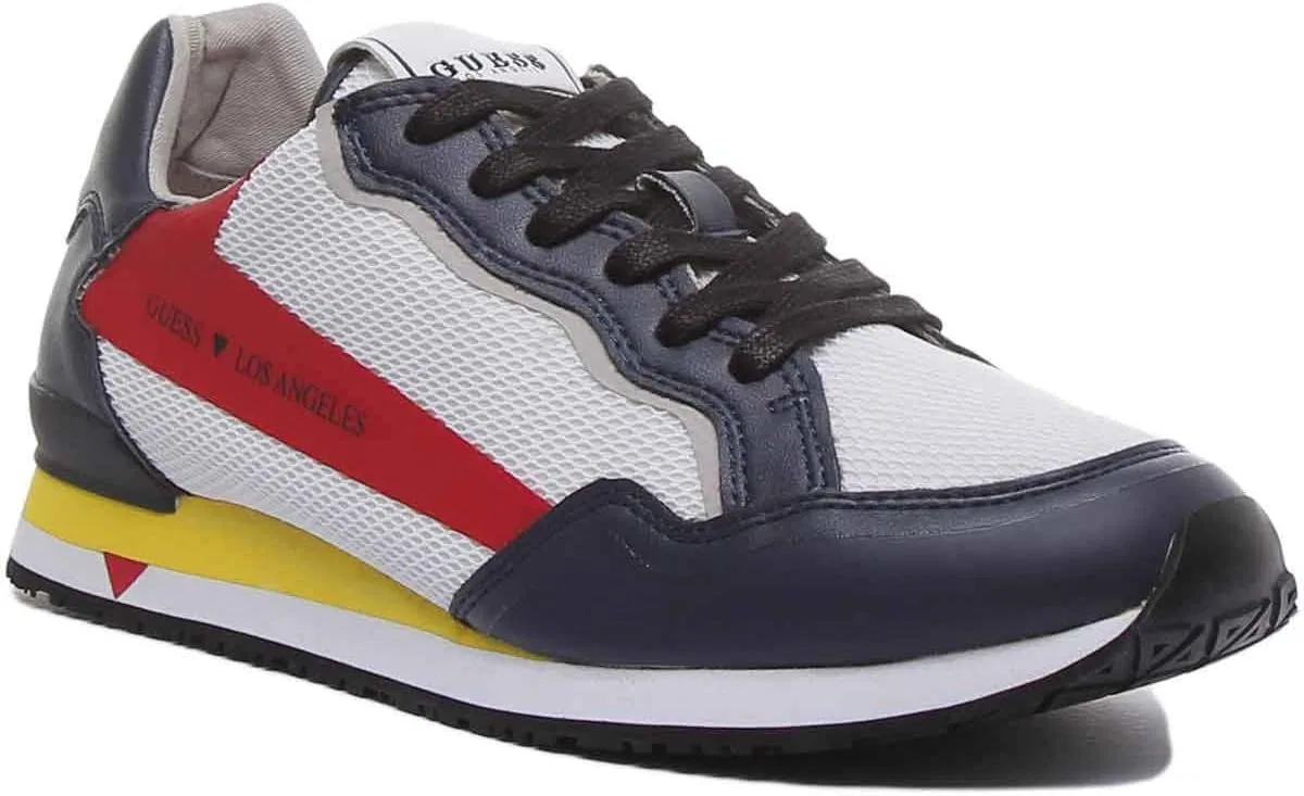 Кроссовки Guess FM6GENFAB12, белые с красным