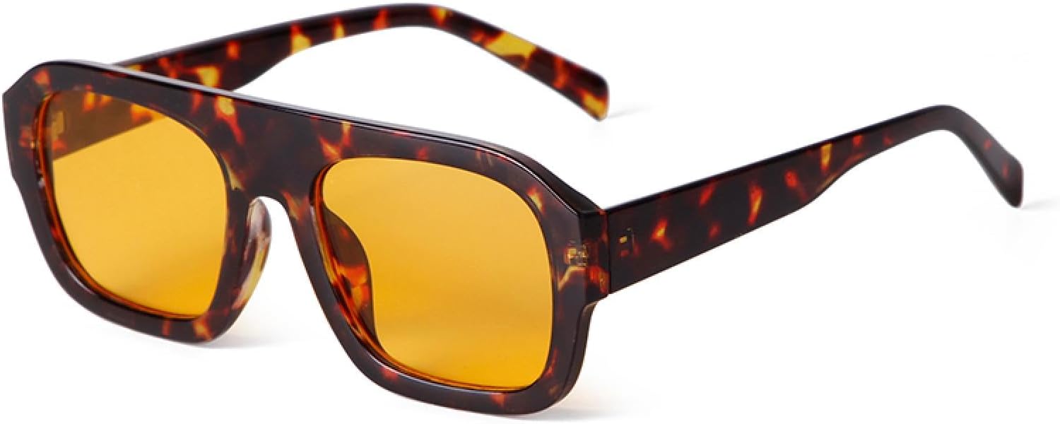 

Солнцезащитные очки с защитой от УФ-излучения UV400 | Желтые, увеличенного размера | Для женщин и мужчин | Для занятий спортом на открытом воздухе и вождения DSVIGF, 12