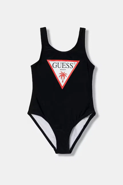 Купальник слитный Guess, черный