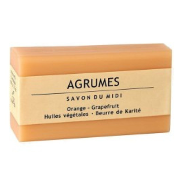 

Мыло с маслом ши, апельсин и грейпфрут, 100 г Aura Agrumes