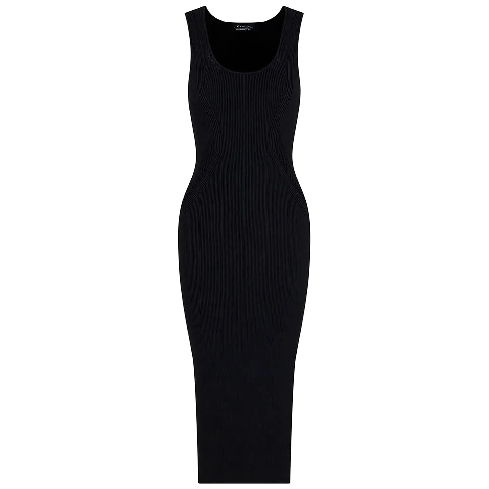 

Платье Armani Exchange XW000576_AF12740 sleeveless midi, черный