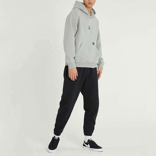 Спортивные штаны Men's Air Jordan J Cny Pant New Year's Edition Logo Embroidered Knit Bundle Feet Sports Pants/Trousers/Joggers Black, черный — фото 3