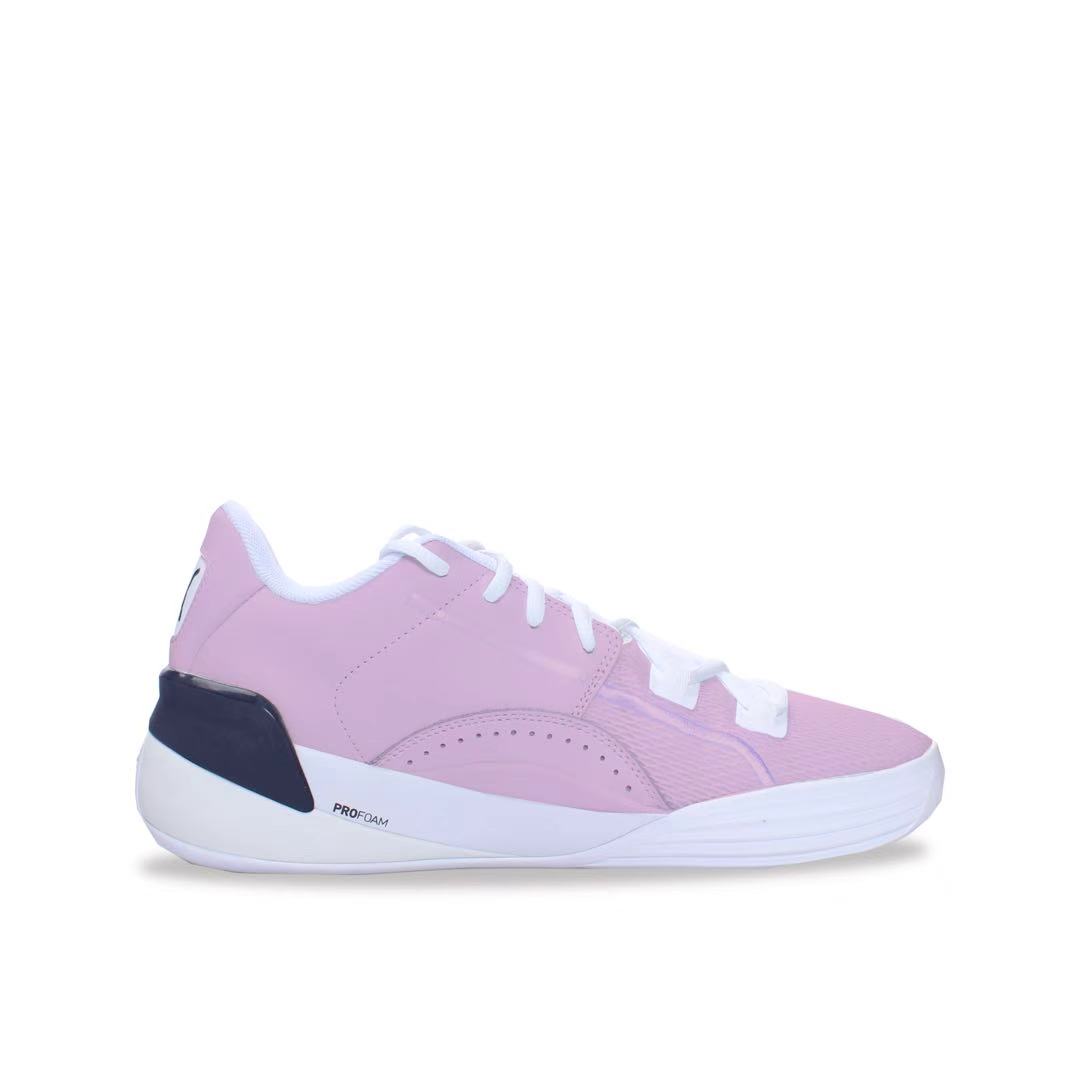 

PUMA Clyde Hardwood Cushioning Slip Resistant Abrasion Resistant Balance низкие баскетбольные кроссовки Unisex Pink
