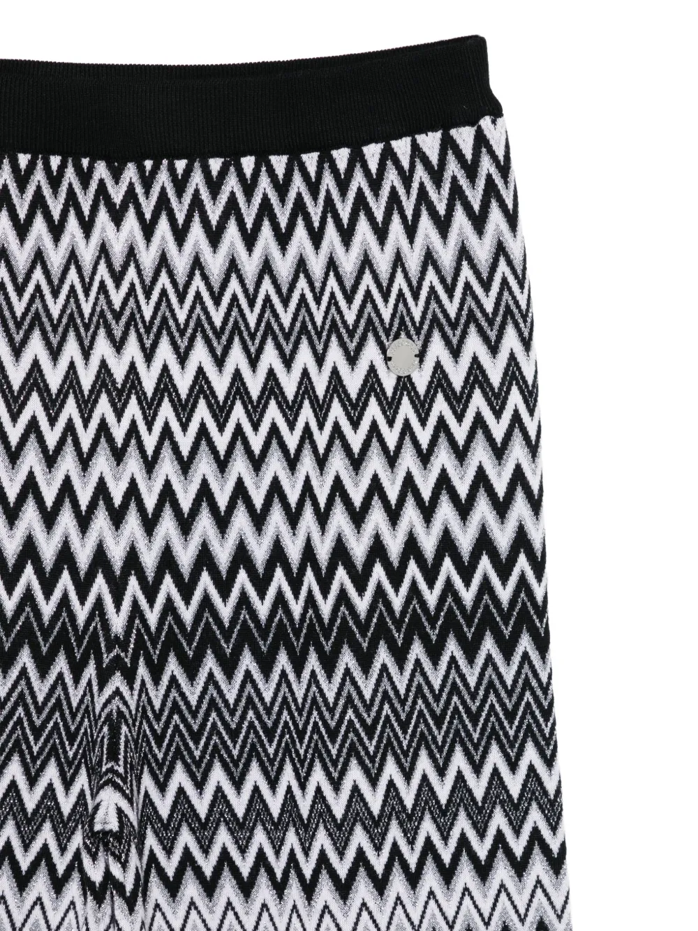 Брюки с зигзагообразным узором Missoni Kids, черный — фото 3