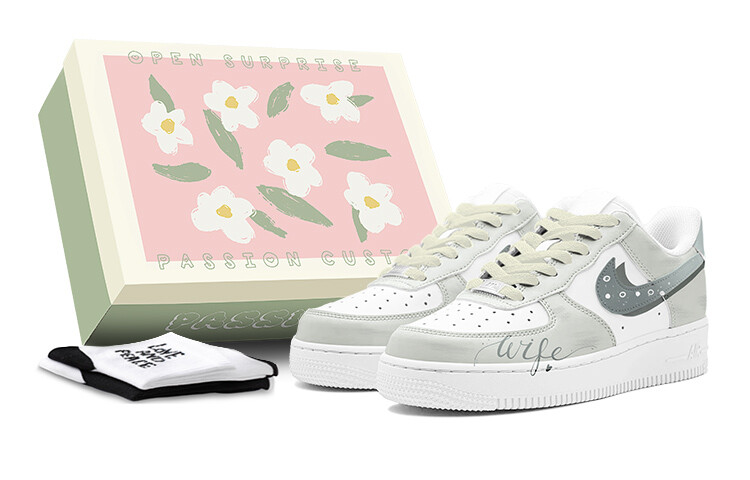 

Мужские кроссовки для скейтбординга Nike Air Force 1, Acid Yellow