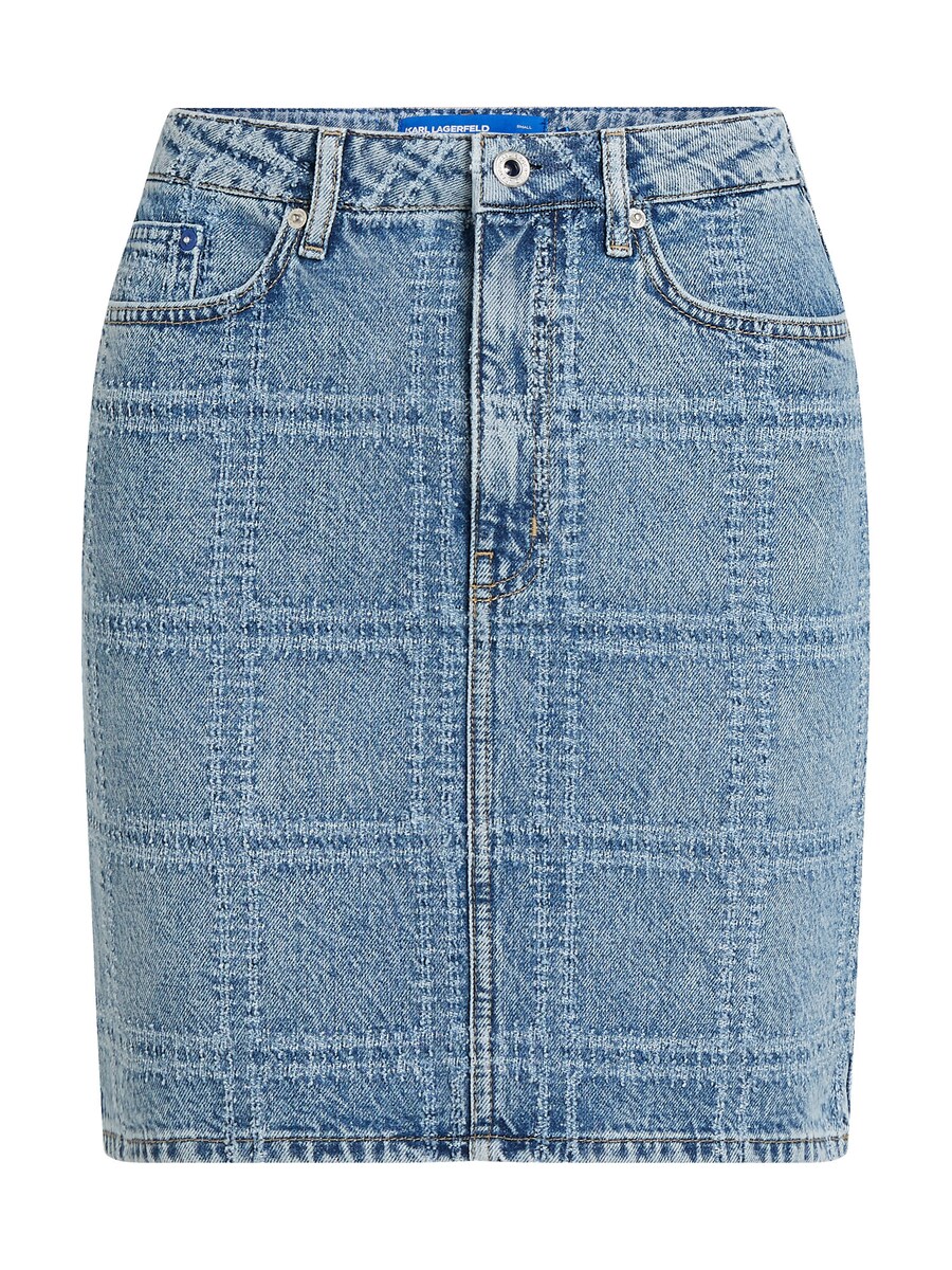 

Юбка KARL LAGERFELD JEANS, синий деним