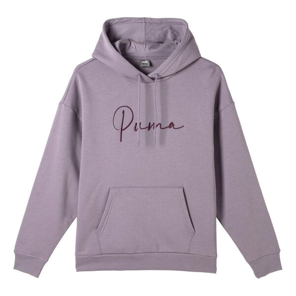 

Толстовка tonal script hoodie 'purple' Puma, фиолетовый