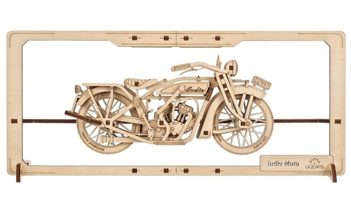 

Пазл 2.5D Мотоцикл Россия Ugears
