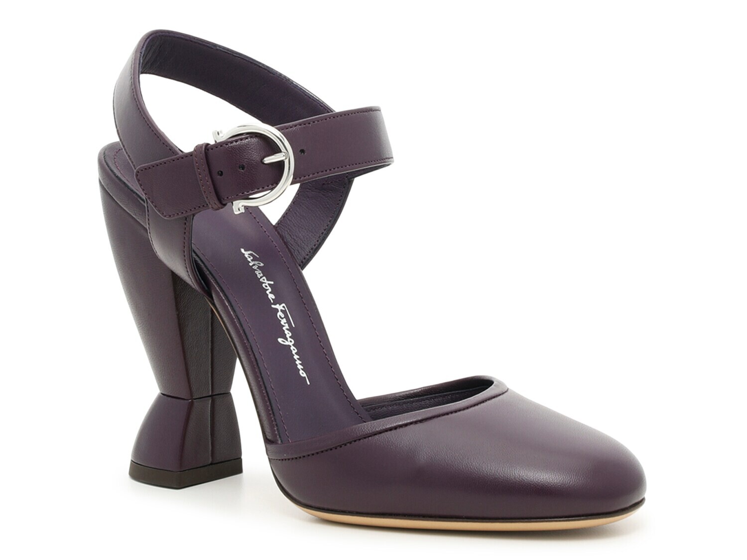 

Сандалии Salvatore Ferragamo Gazania Mary Jane, темно-фиолетовый