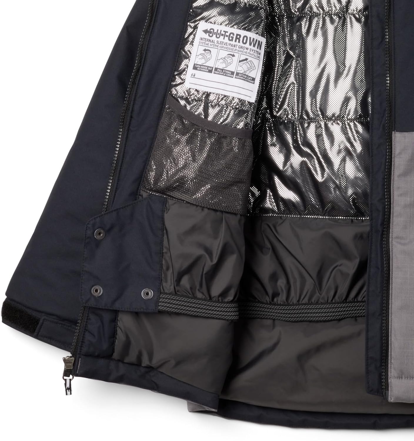 Columbia Girls Alpine Action III куртка, City Grey Melange/Black — фото 3