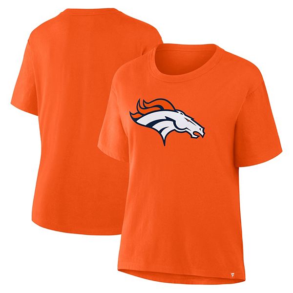 

Женская футболка Denver Broncos Essential Legacy оранжевая Fanatics