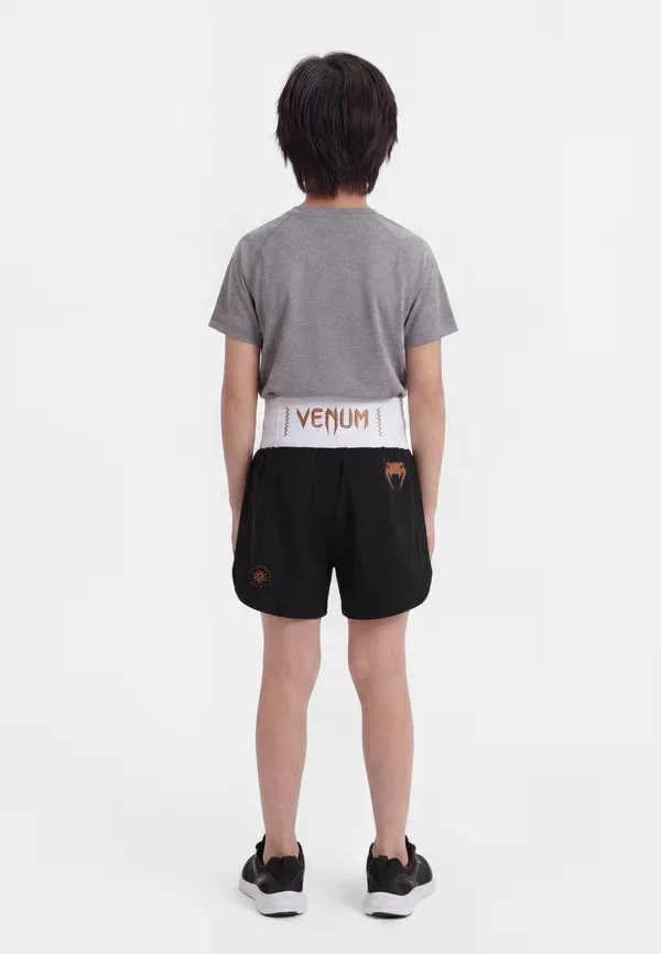 Шорты боксерские спортивные классические Venum, черно-золотые — фото 2