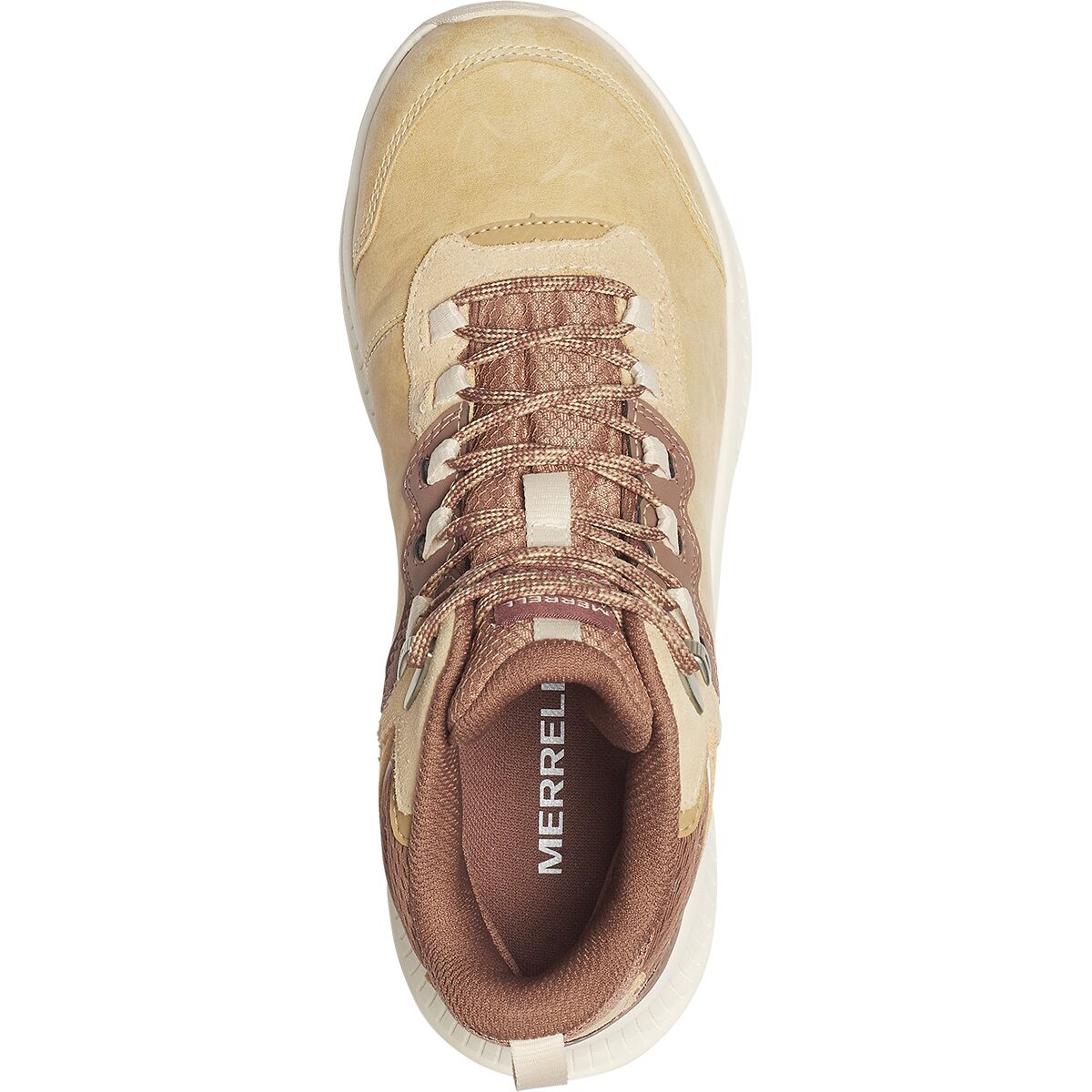 Ботинки для походов женские Merrell Speed Strike 2 Mid LTR WP из кожи и замши, коричневый — фото 4
