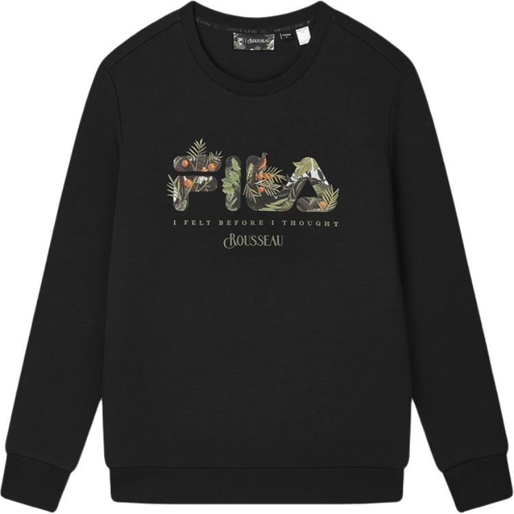 

FILA Мужская толстовка x LUSUO, цвет «угольно-черный»