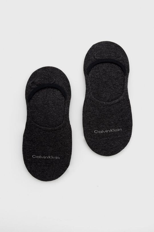 Носки (2 пары) Calvin Klein, серый