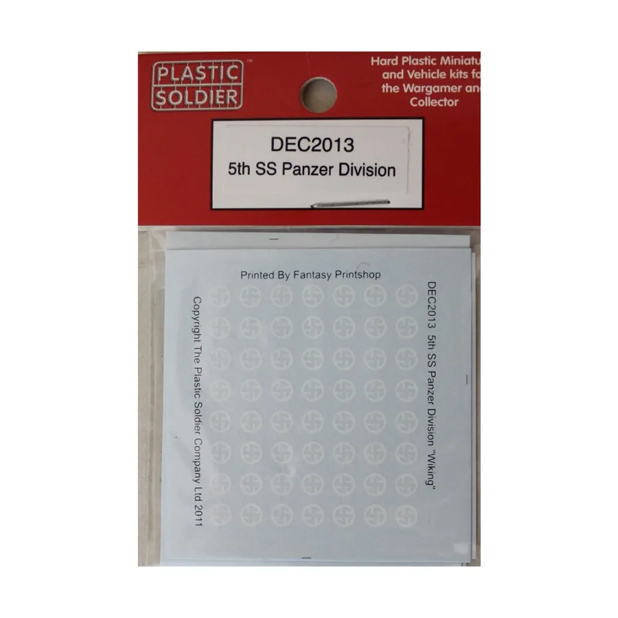 

Декали - 5-я танковая дивизия СС, WWII Miniature Accessories (1:72)