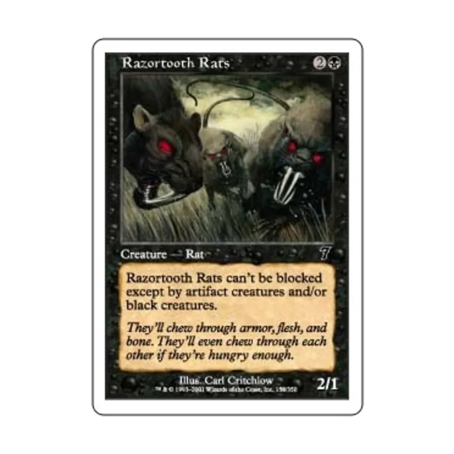 

CCG Острозубые крысы (С), MTG - 7th Edition