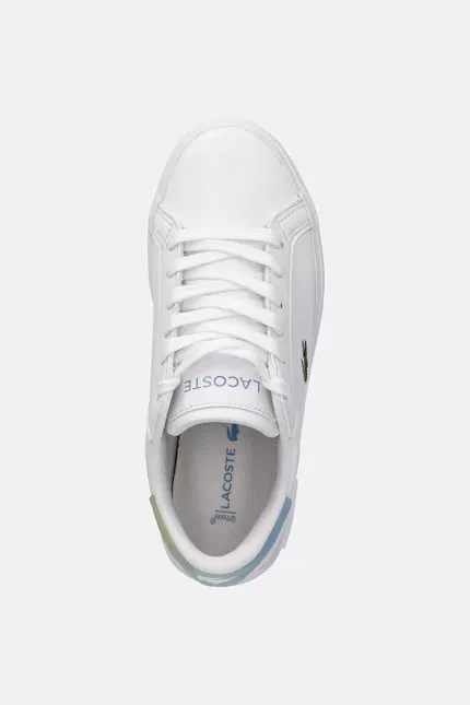 Кроссовки детские Lacoste, белый — фото 4