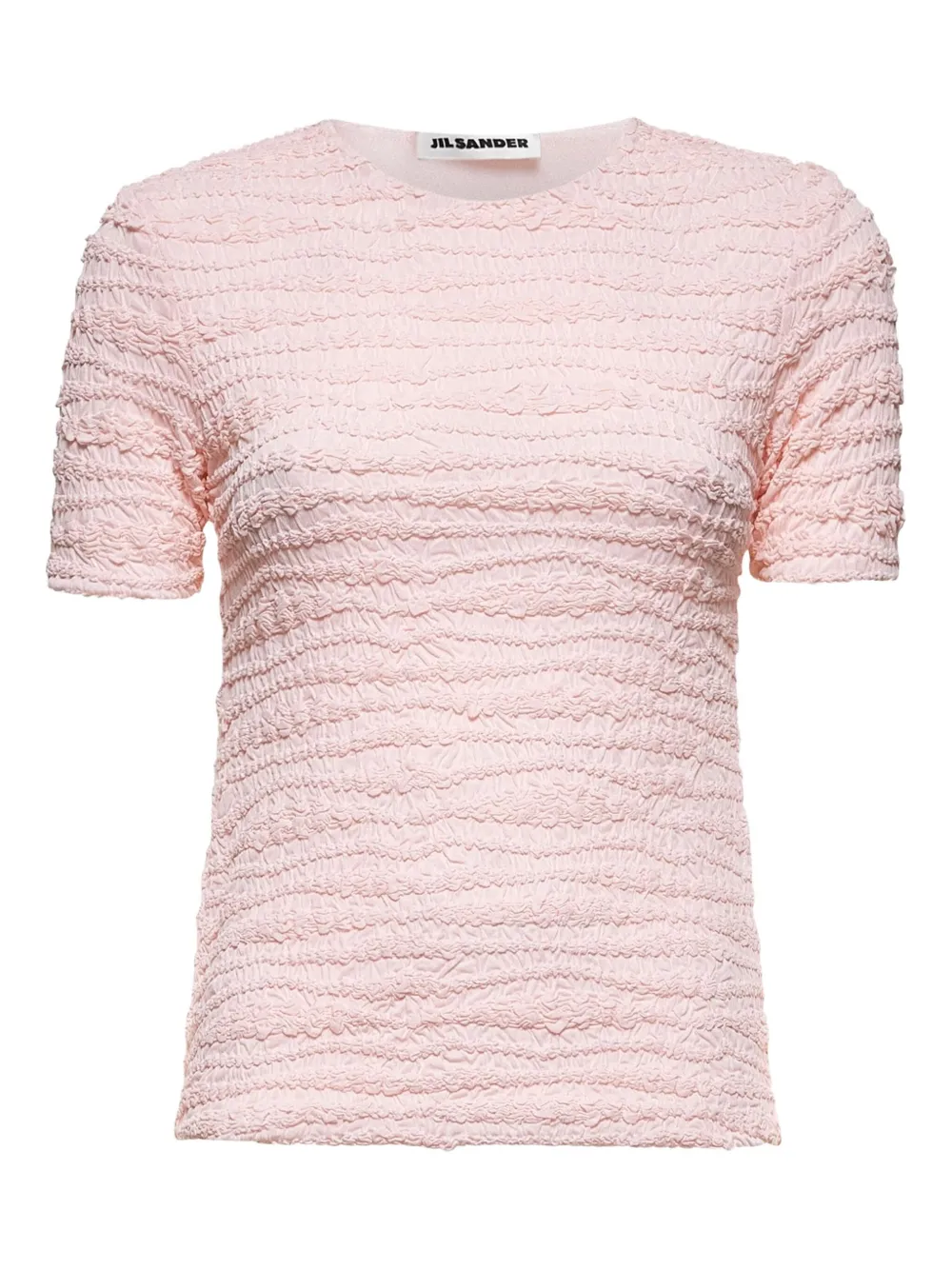 

Топ с круглым вырезом JIL SANDER, розовый