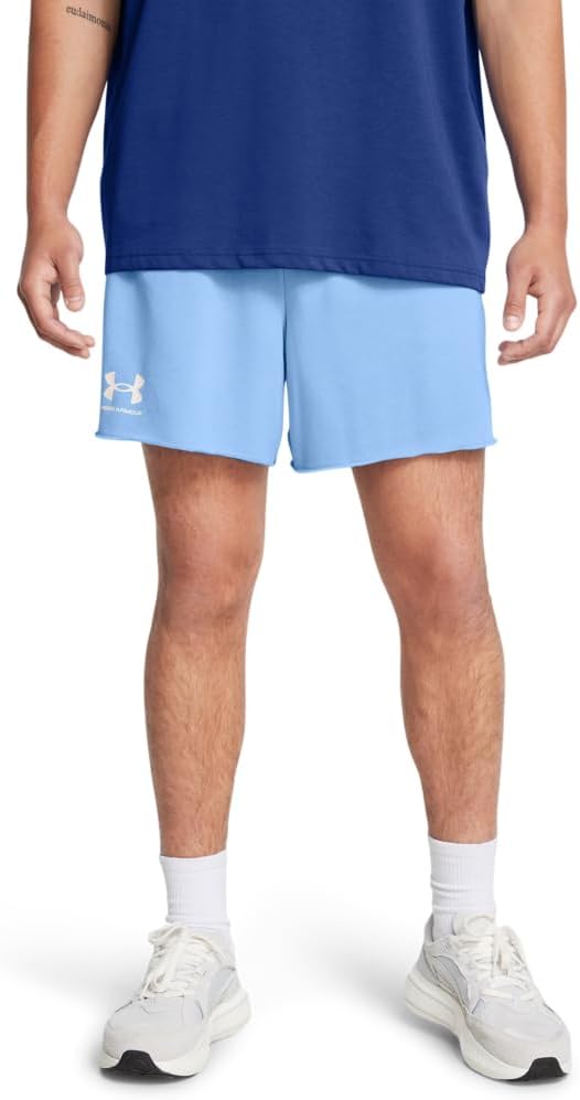 

Шорты Under Armour Rival Terry 6-inch, (465) Horizon Blue/Onyx White