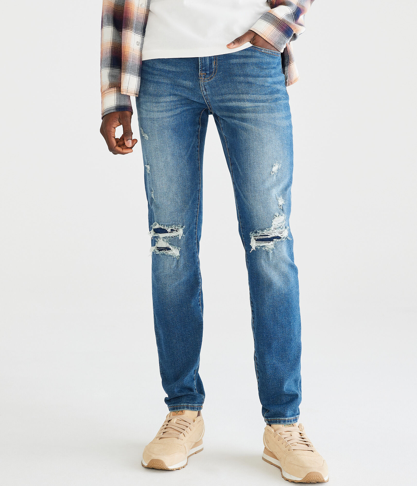 

Джинсы Super Skinny Soft Flex Aeropostale, синий