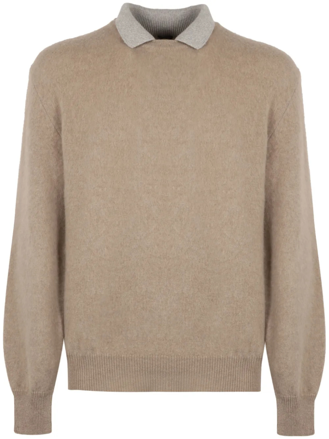 

Kiton фактурный джемпер, нейтральный