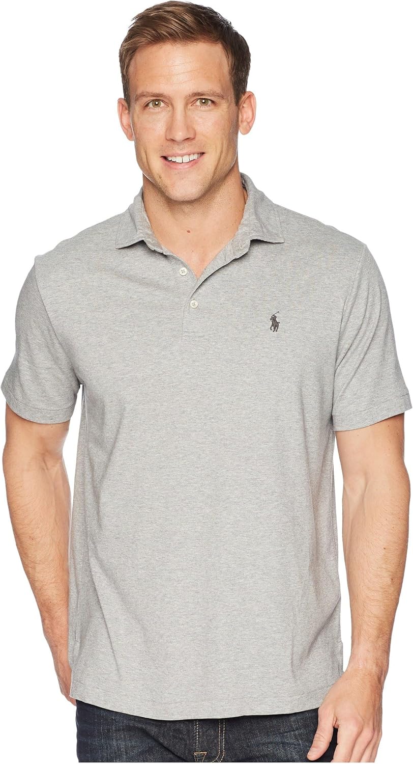 

POLO RALPH LAUREN Мужская классическая футболка-поло из мягкого хлопка, Andover Heather