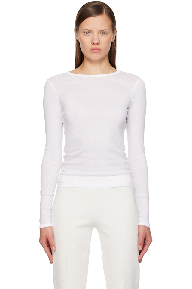 

Футболка с длинными рукавами Olivia Flore Flore, белый