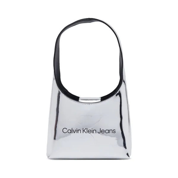 

Сумка через плечо Calvin Klein, серебряный, Серебристый, Сумка через плечо Calvin Klein, серебряный