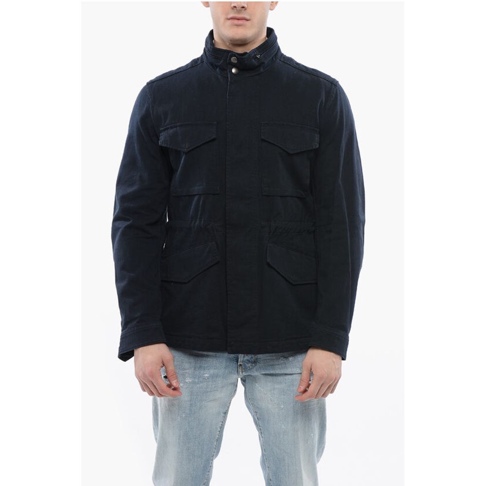 

Синие хлопковые куртки и пальто Woolrich, Blue