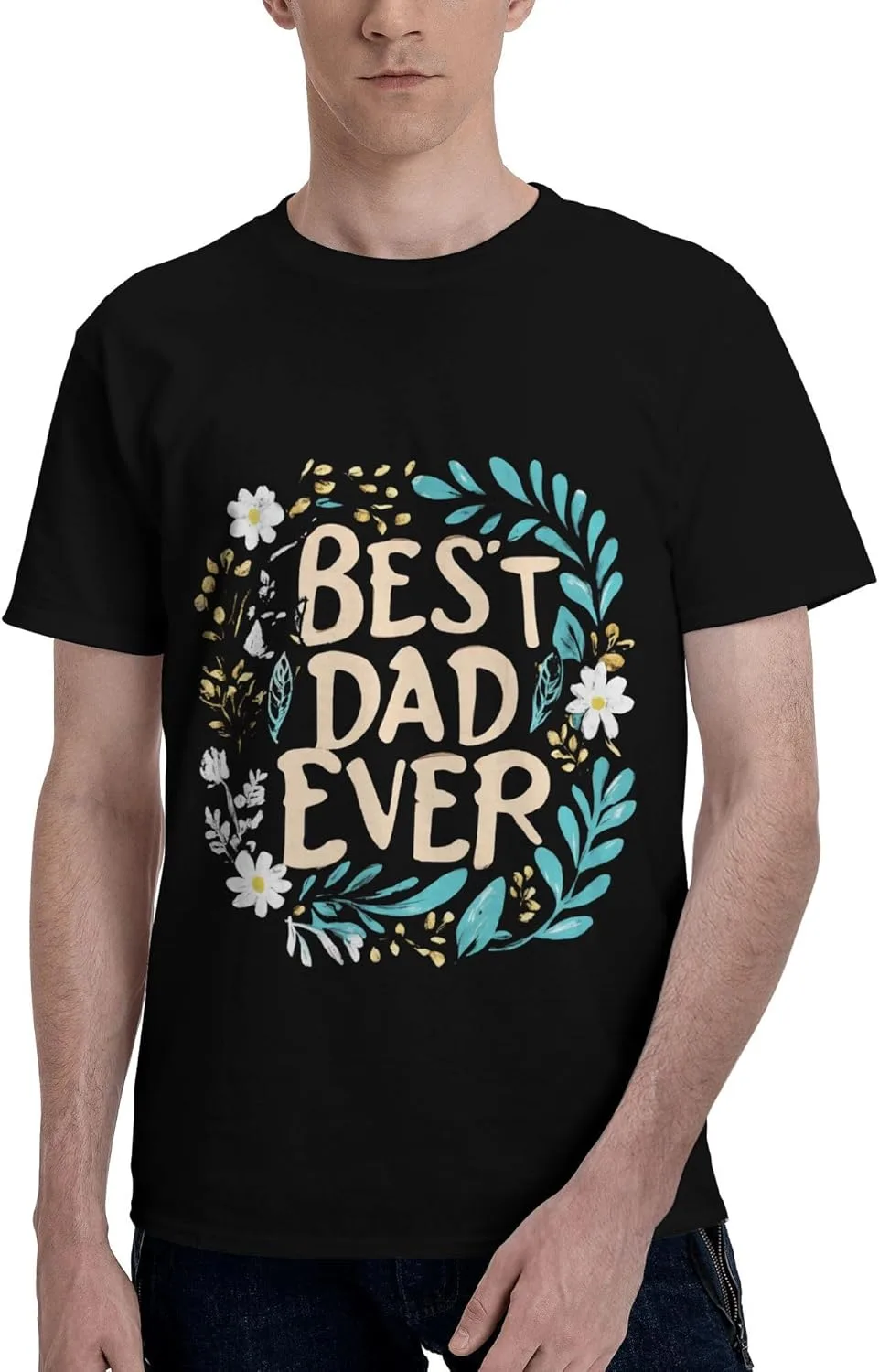 

Футболка Best Dad Ever, 100% Cotton, черная, S-5XL NXUPSB