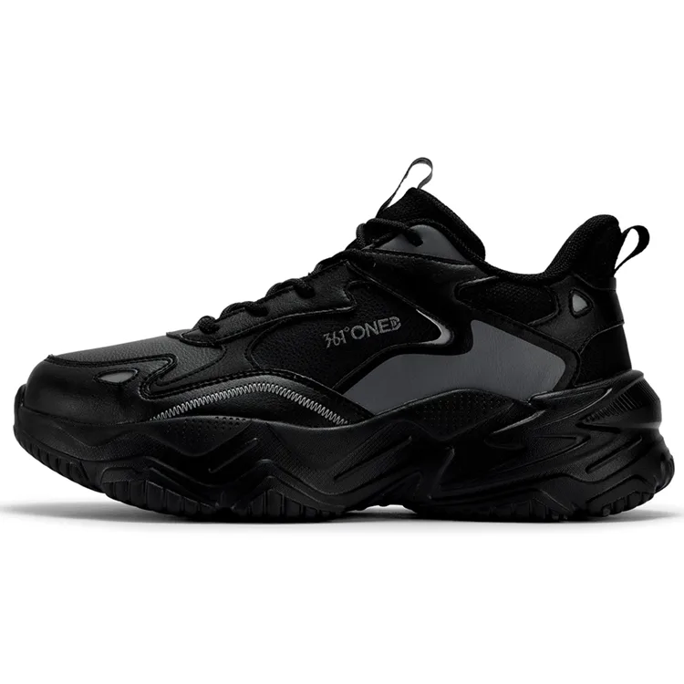 361° Кроссовки casual мужские Croissant 1.0 Abrasion Resistant Thermal Low top черные серые