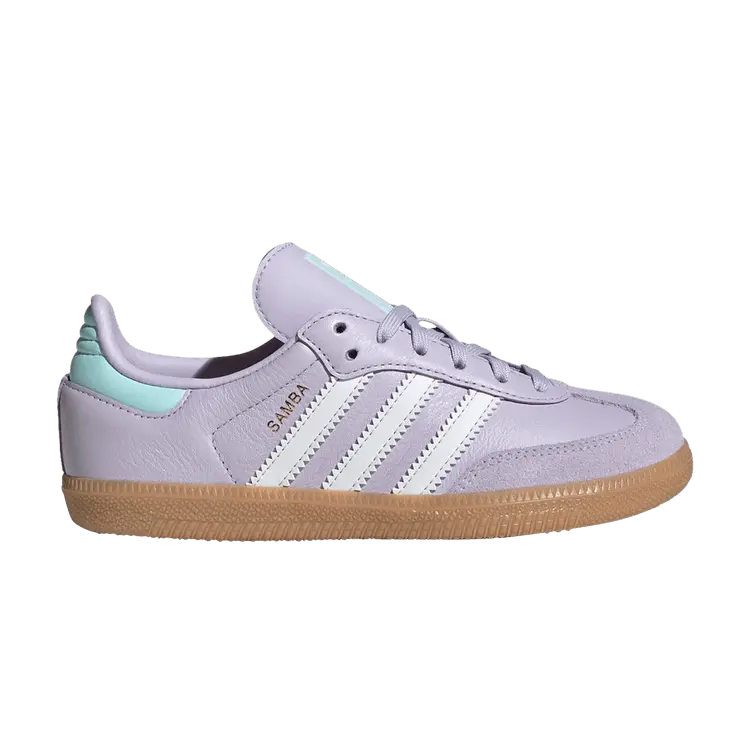 

Кроссовки adidas Samba OG C Silver Dawn Aqua, фиолетовый