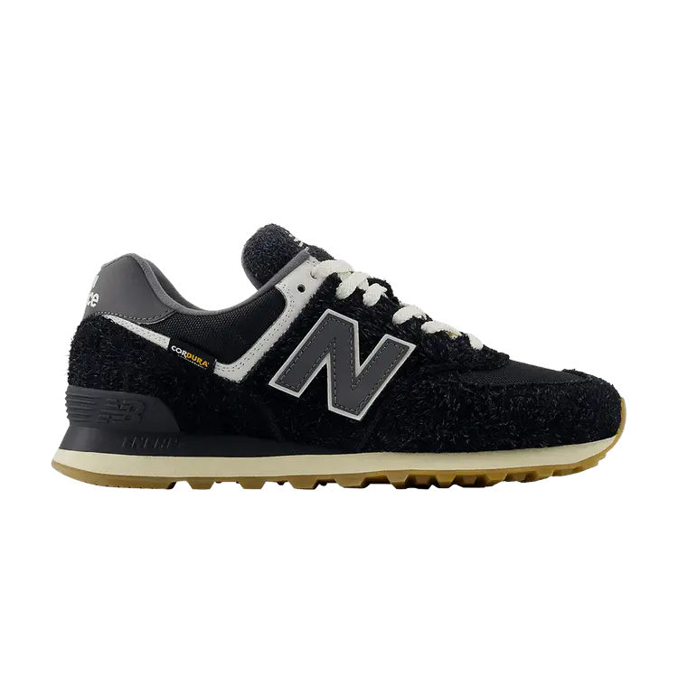 

Кроссовки New Balance 574 'Black Cordura Suede', черный