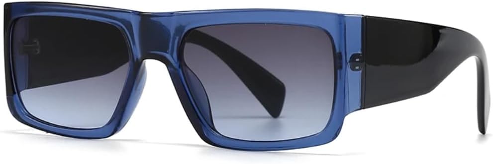 

Солнцезащитные очки с защитой UV400 | Компактная легкая оправа, градиентные линзы | Для женщин и мужчин, для занятий спортом на открытом воздухе и вождения DSVIGF, Blue