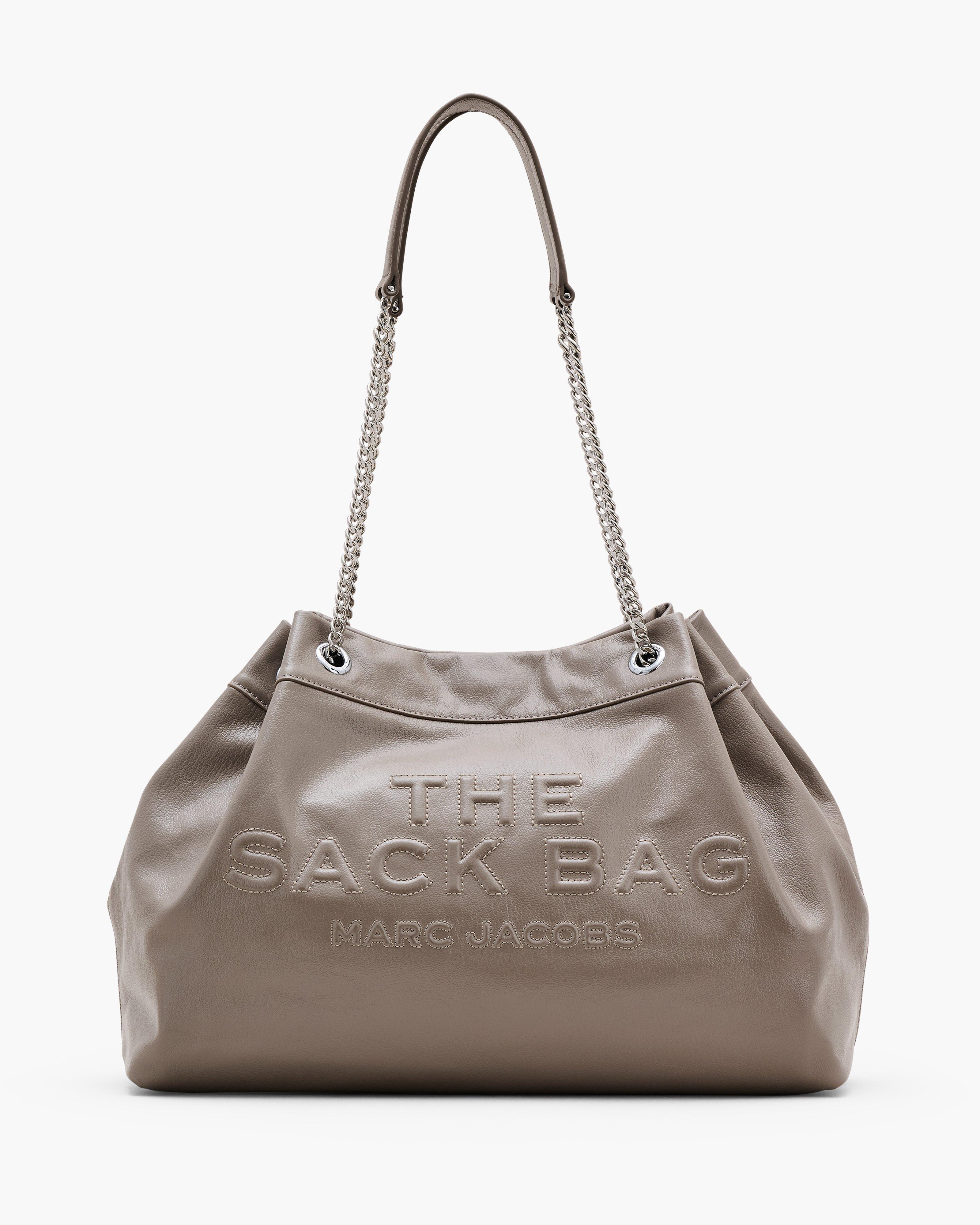 

Большая сумка-мешок с цепочкой Marc Jacobs, цвет Cement